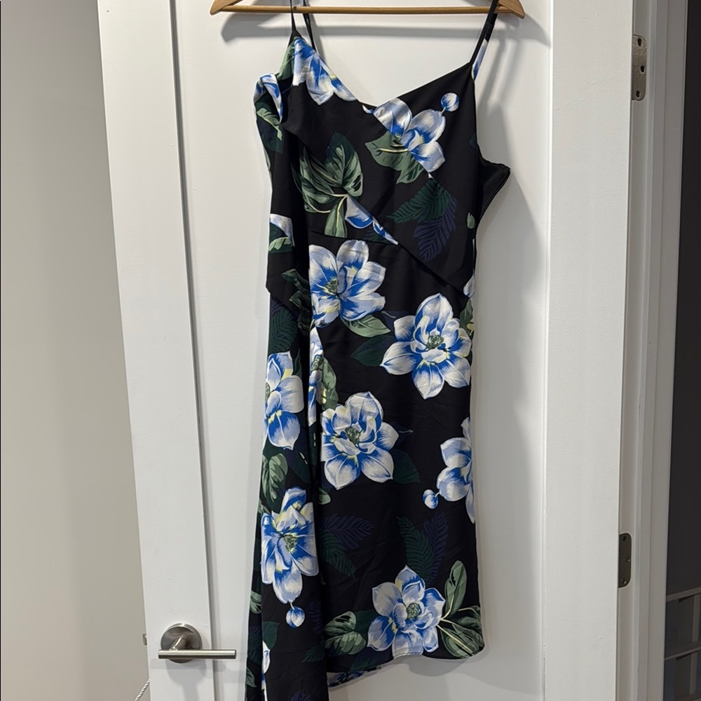 Floral Black Dress